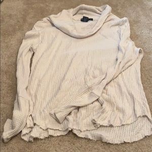 Cream Long Sleeve Turtle Neck